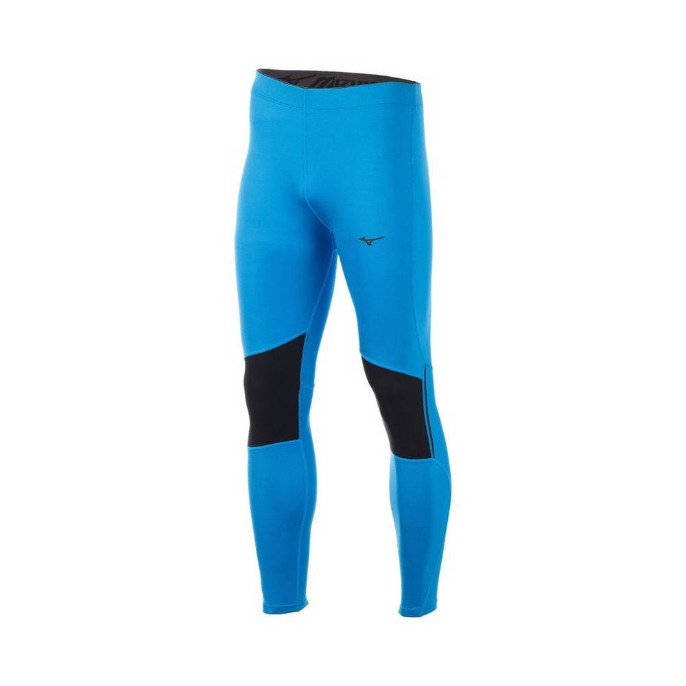 Panske Legíny Mizuno Breath Thermo® Modre/Čierne Vypredaj ETLK41563